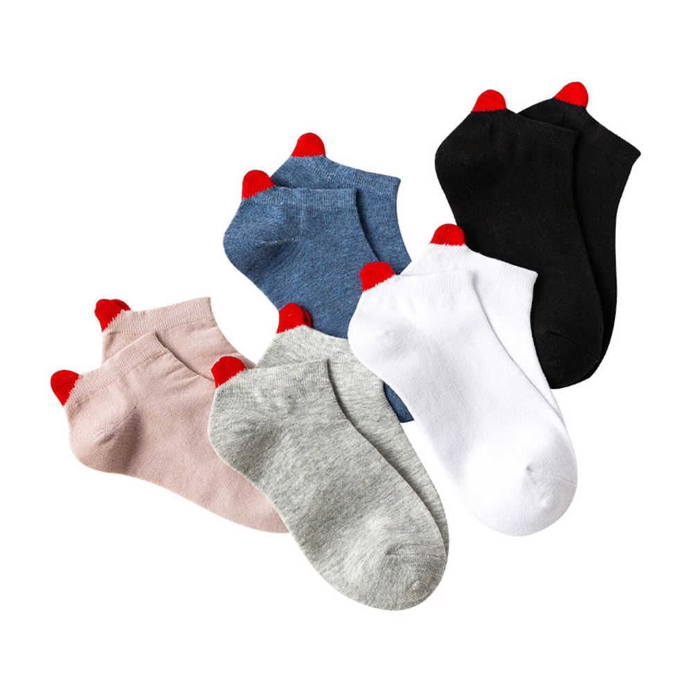 Cute Girls' 3D Heart Heel Sock - Japanese Lifestyle Youtube 评论和价格